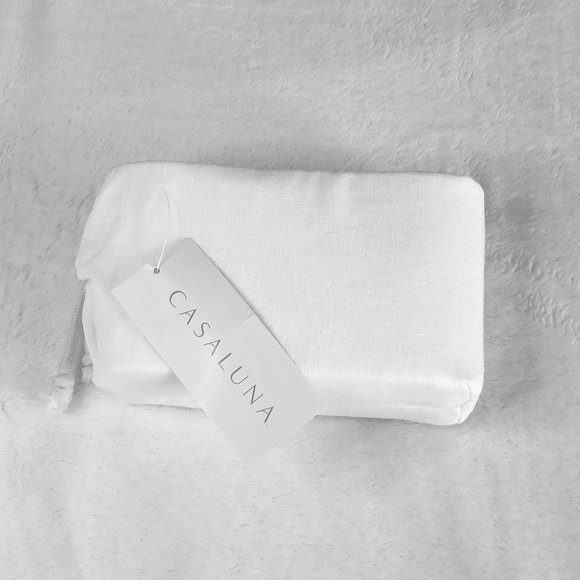 King Size Linen Blend Pillowcase Set (2pc) - Picture 2 of 3